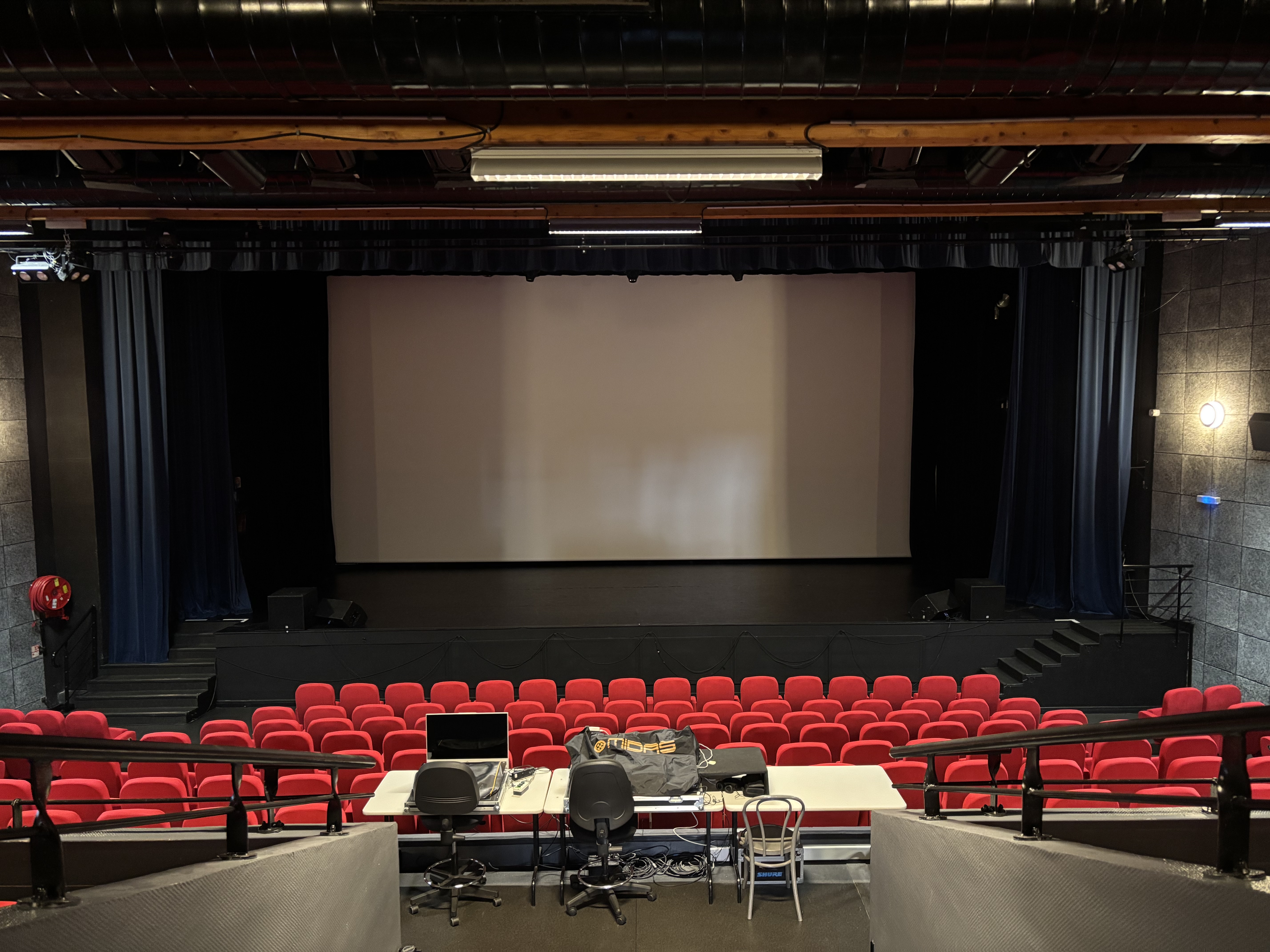 Écran du cinéma de Merville
