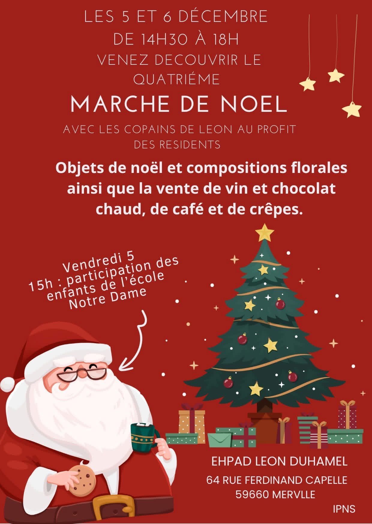 Marché de Noël de l'EHPAD Léon Duhamel