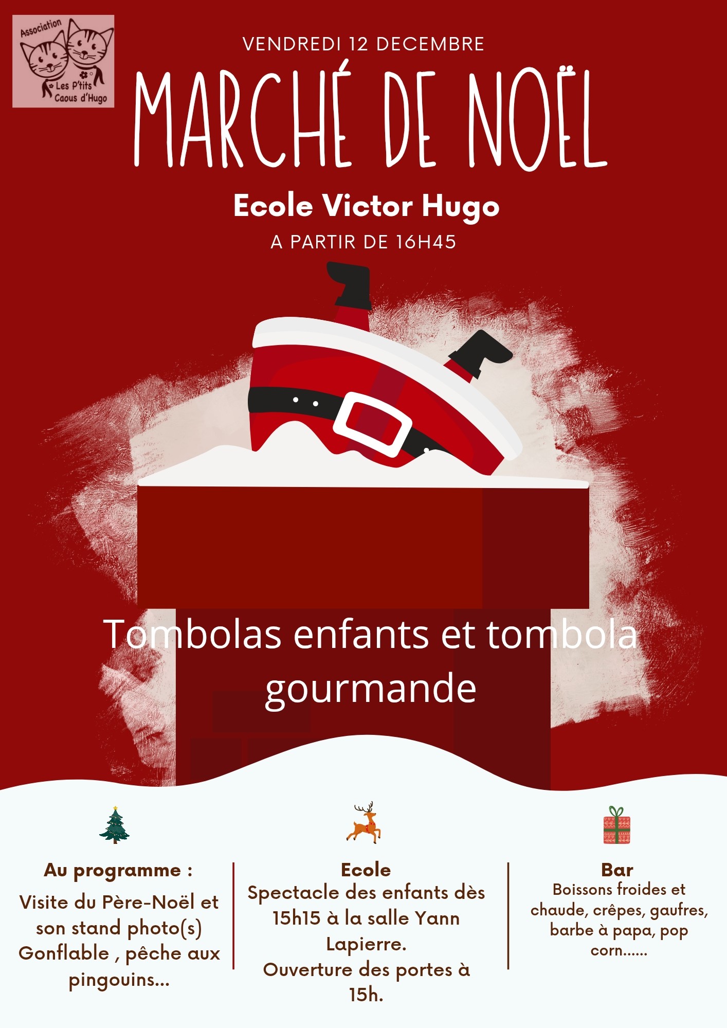 Marché de Noël Les P'tits Caous d'Hugo