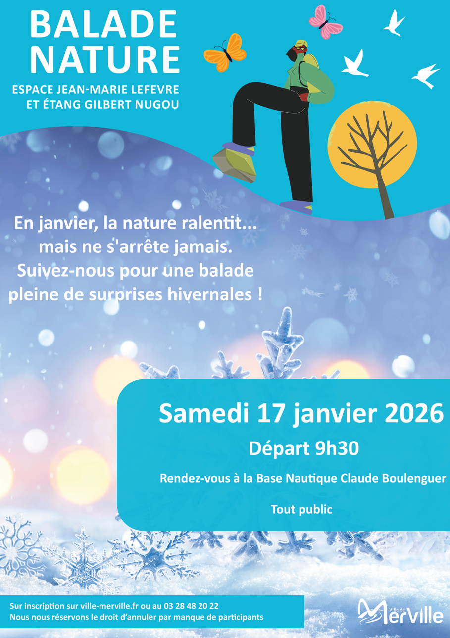 Balade nature - sur le thème de l'hiver