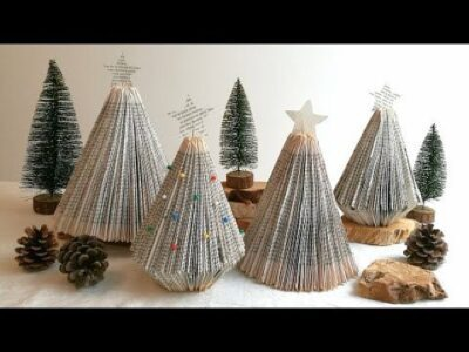 Atelier création sapin de Noël (médiathèque)