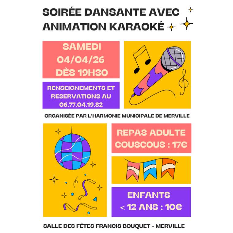 Soirée dansante et karaoké