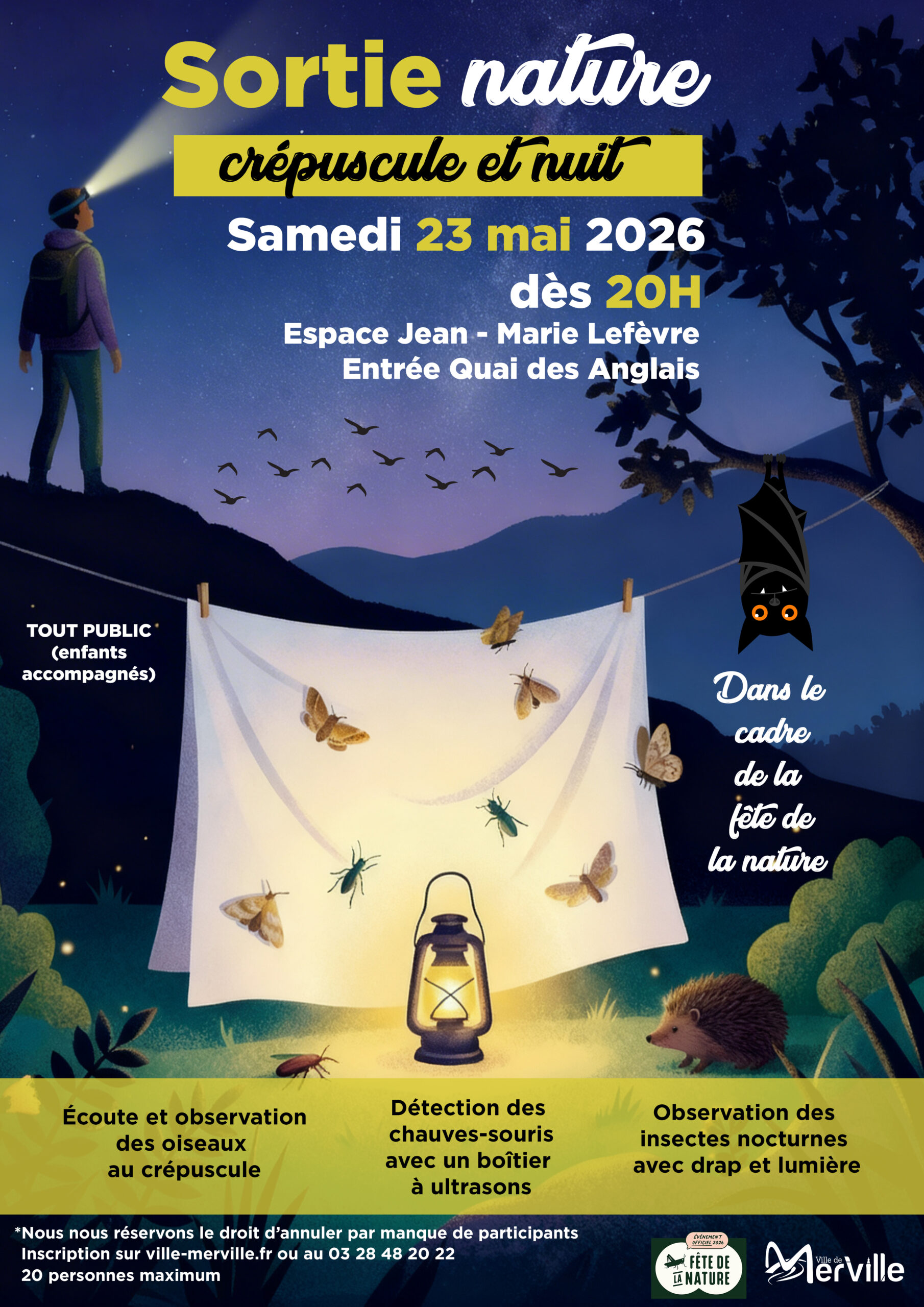 Sortie nature Crépuscule et Nuit